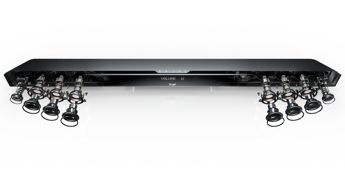 Teufel CINEBAR 11 voor Dolby Atmos 2.1-Set - Soundbar met draadloze subwoofer - Bluetooth met aptX - Virtuele surround sound - wit thumbnail 2