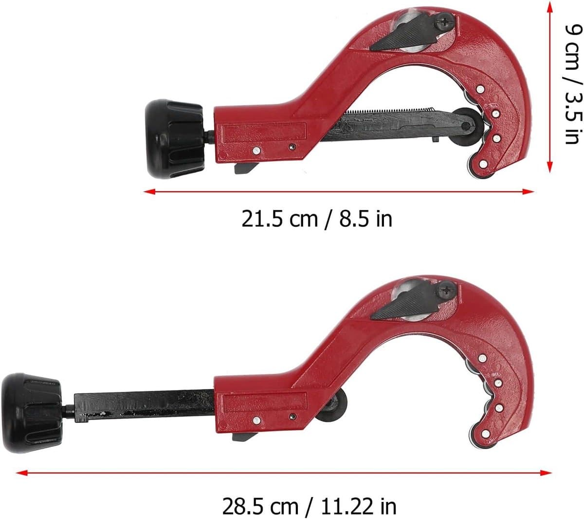 JGS Premium - Snelwerkende verstelbare buizensnijder voor PVC Koper Messing Aluminium Roestvrijstalen buizen - 1/4-inch tot 2-1/2-inch snijder thumbnail 7
