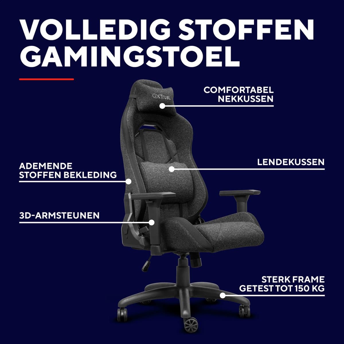 Trust GXT 723F Ruya - Gaming Stoel