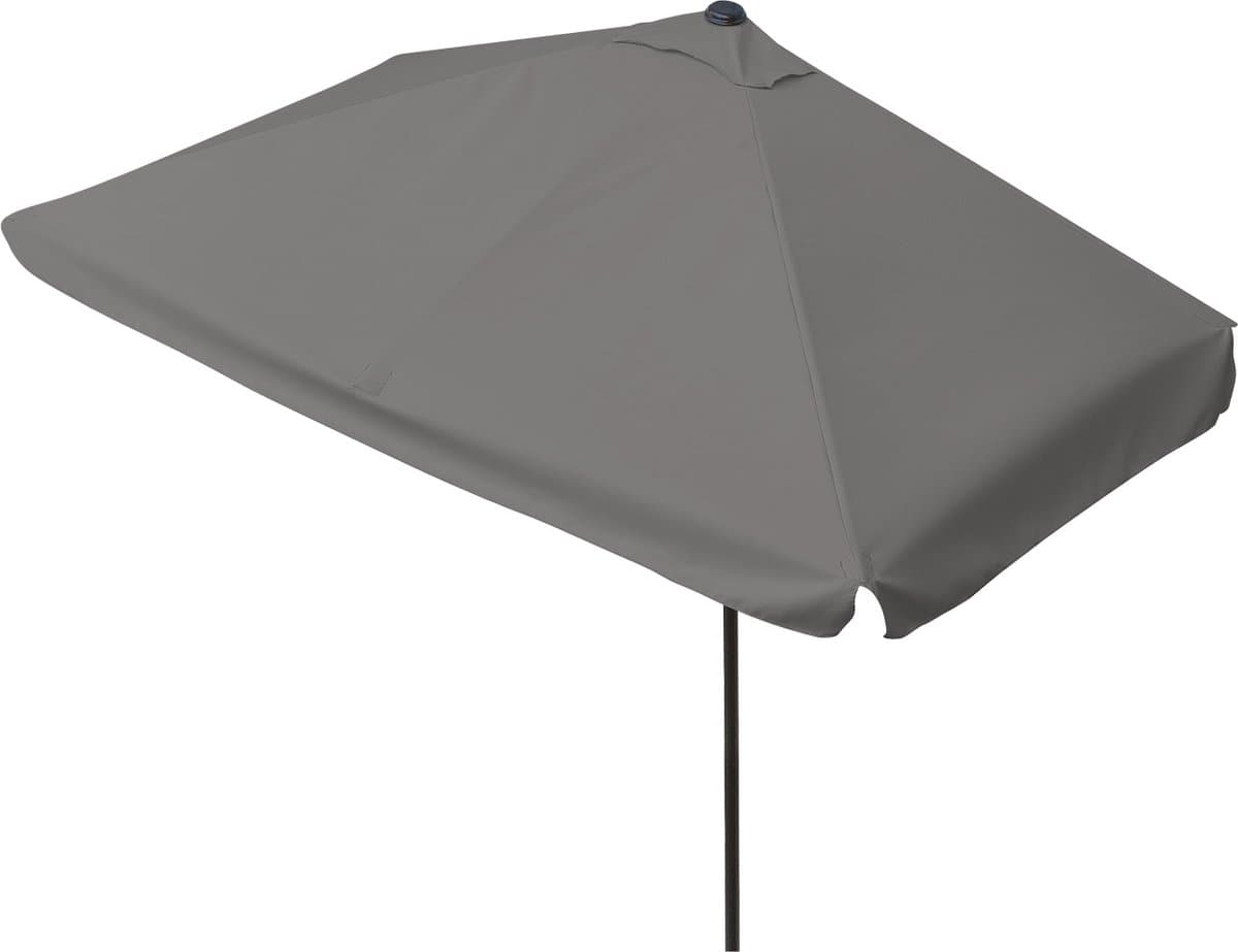 EASYmaxx rechthoekige parasol | 230 x 140 x 253 cm | voor balkon en terras | past precies tegen muren | met praktische handslinger en zonwering UV-bescherming 40+ | biedt schaduw thumbnail 7