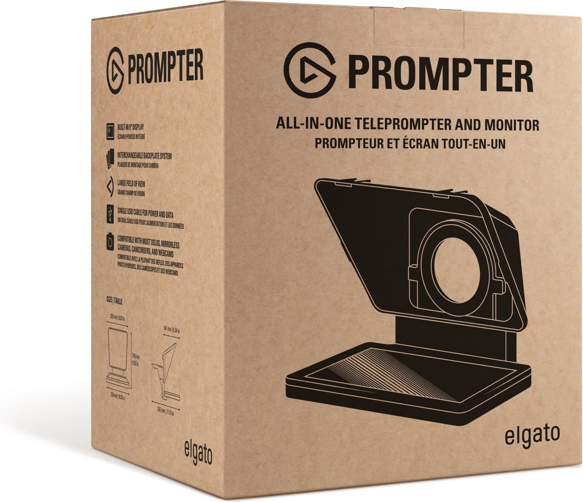 Elgato Prompter - Teleprompter - Streaming Hardware – Zwart thumbnail 6