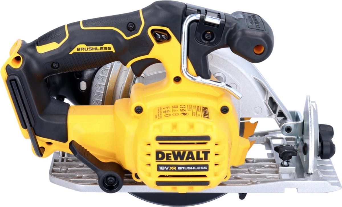 DeWALT DCS565N: 18V accu cirkelzaag 165mm met borstelloze motor thumbnail 7