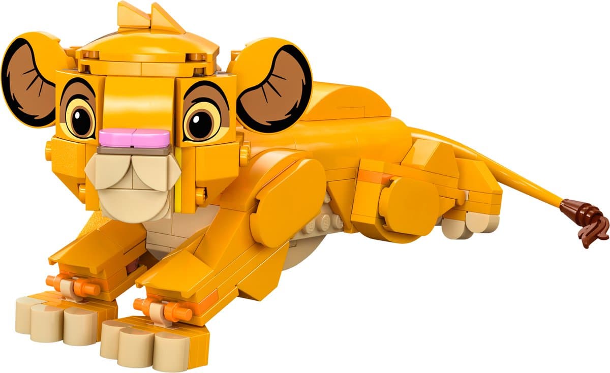LEGO Disney Simba als welp - draaibare kop, beweegbare poten thumbnail 3