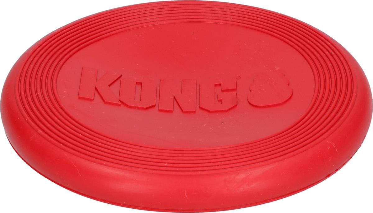 Kong Flyer Frisbee - Hondenspeelgoed - Rood -  Ø25 cm thumbnail 4