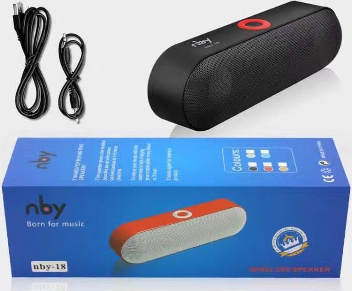 NBY NBY Bluetooth Speaker: 10W, 6 uur batterij, 10 meter bereik thumbnail 5