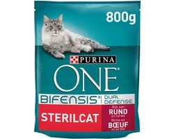 Purina ONE Sterilcat - Rund/Granen - Kattenvoer - 800 g