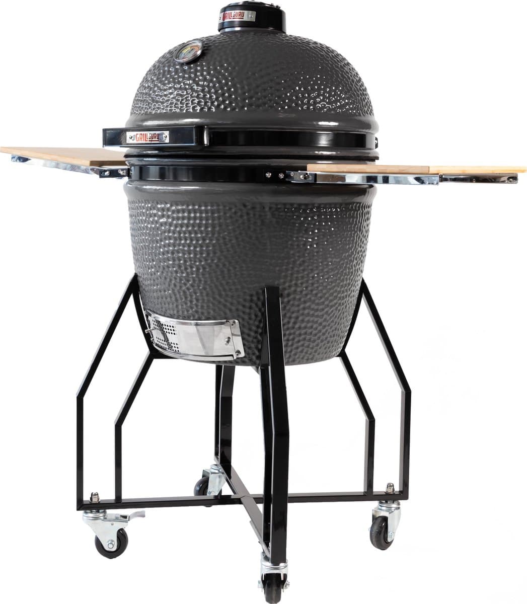 Grill Guru Kamado Barbecue Original Large ø47cm / ø18,5inch - Compleet - Grijs thumbnail 3