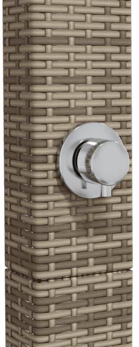 Buitendouche – Tuindouche – Vloerdouche – Zwembaddouche – Campingdouche – Duurzaam Metalen Frame – 3 Verstelbare Sproeikoppen – Ergonomische Hendel – 50x55x224 cm – Zonder Elektriciteit thumbnail 5
