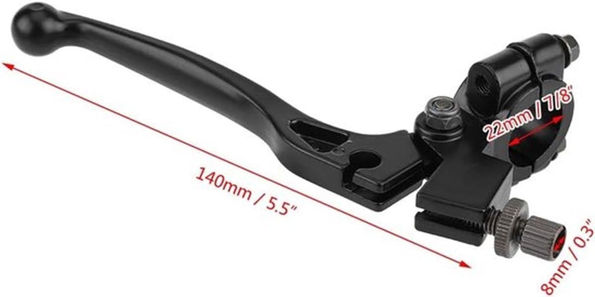 Opvouwbare Rem Koppeling Hefboom met Perch voor 50CC - 125CC Dirt Pit Bike Accessoires thumbnail 7