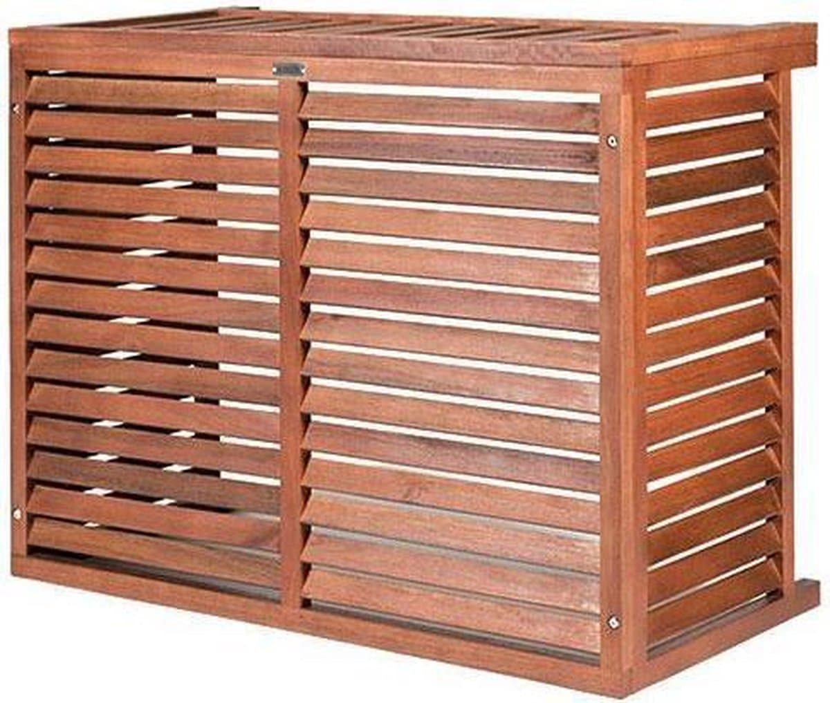 Linum - Buitenunit - Omkasting - Split Units - Airco - Airconditioning - Premium Model - Large - 950x1000x510MM - Behandeld Hout thumbnail 3