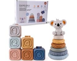 Productfoto van Zachte Stapelblokken Koala 13 Stuks