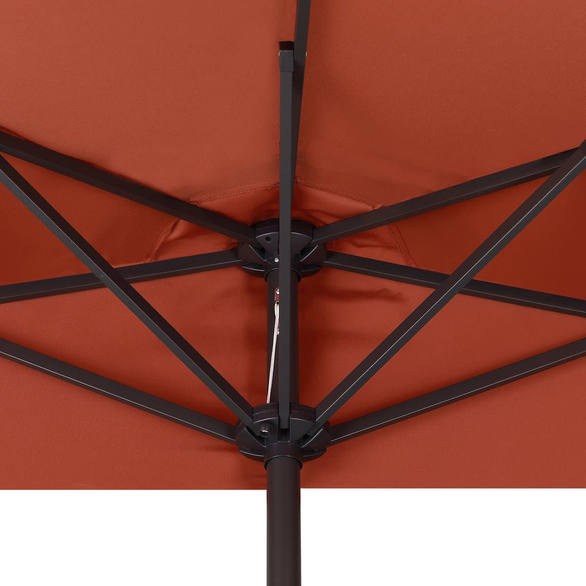 Kingsleeve Parasol Halfrond - Ø 2,7m UV 50+ Bescherming - Terracotta thumbnail 6