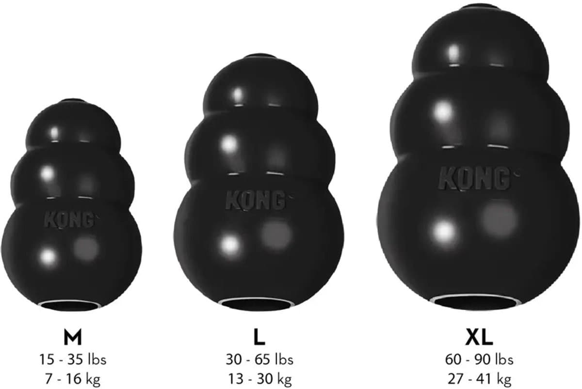 KONG Extreme – Honden Speelgoed – Rubber – Zwart - L - 13 tot 30 kg thumbnail 7