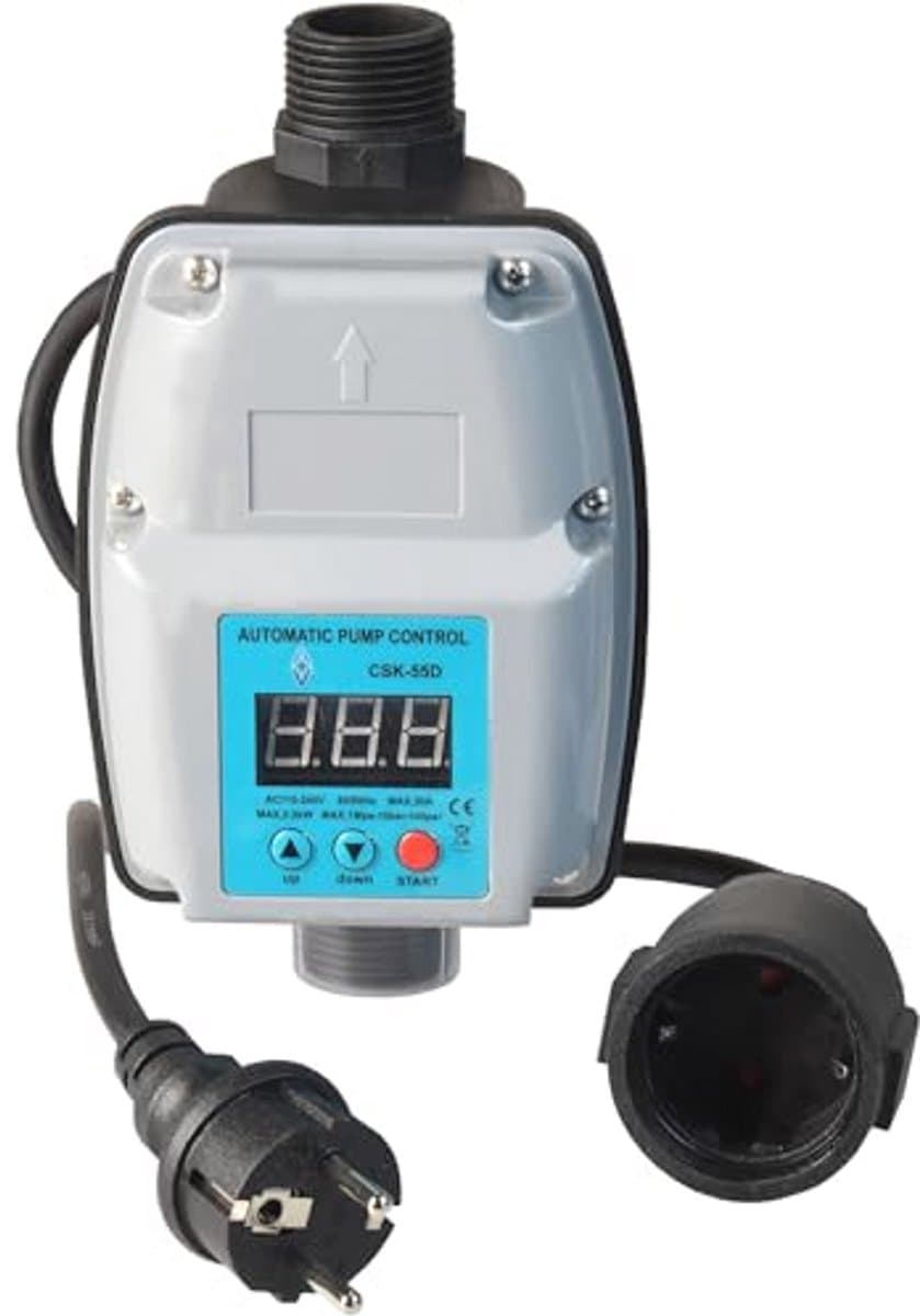 Elektronische Drukschakelaar voor Pompbesturing - Instelbare Drukbewaking voor Huis en Tuin thumbnail 3