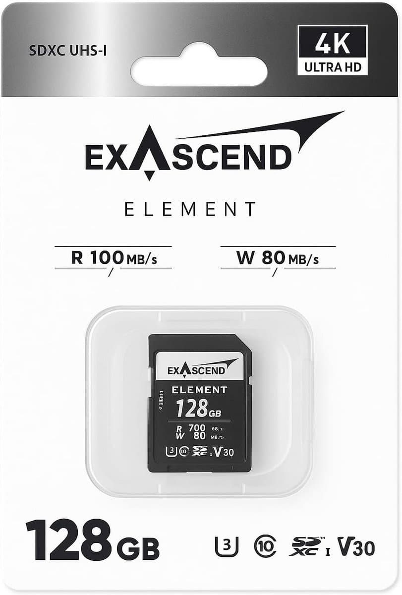 Snelle 128GB SDXC Geheugenkaart UHS-I V30 voor 4K UHD Video en Fotografie thumbnail 4