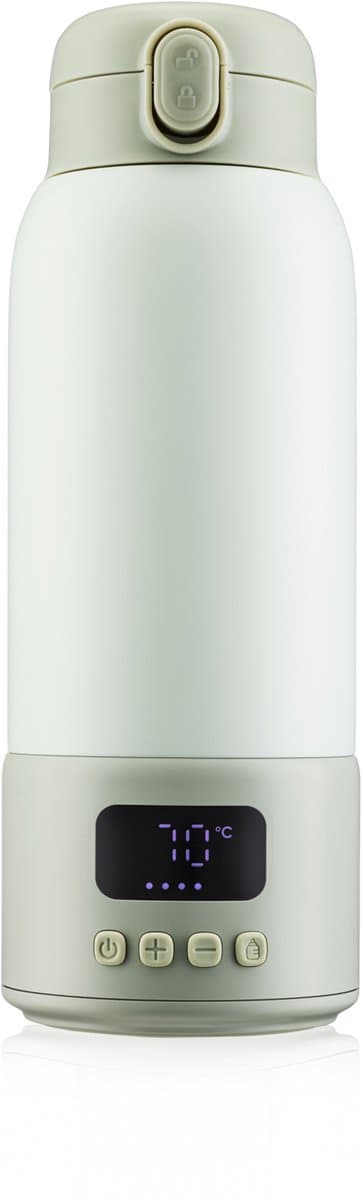 Flessenwarmer voor onderweg - Draadloos - 16.000 mAH - Temperatuur regelaar thumbnail 4
