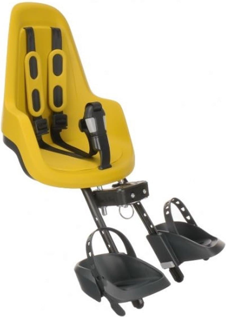 Bobike One Mini voorzitje - Mighty Mustard - fietsstoeltje - kinderzitje - voorzitje - fietszitje - voor fiets of e-bike thumbnail 7