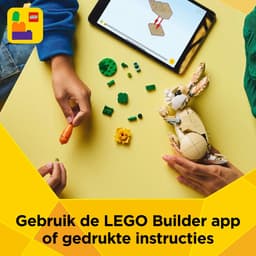 Productfoto van LEGO Creator 3-in-1 Lief konijn: 3 dieren in 1 set
