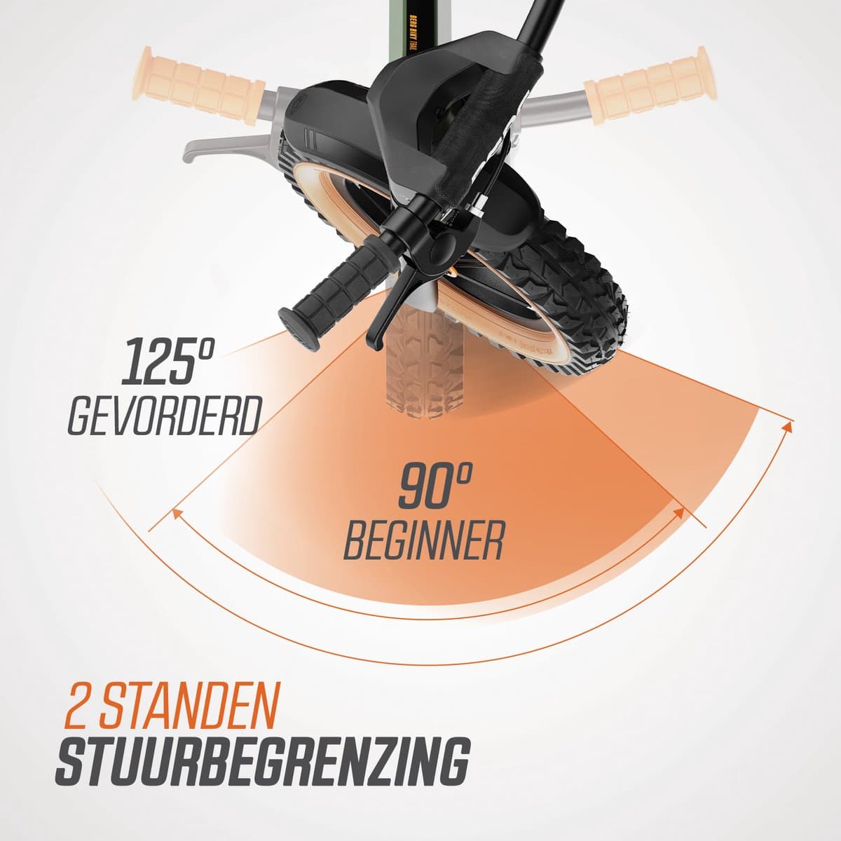 BERG Biky Trail Loopfiets - 12 inch - Lichtgewicht magnesium frame - Incl. Handrem - Verstelbaar zadel - 2 tot 5 jaar - Groen/Oranje thumbnail 2