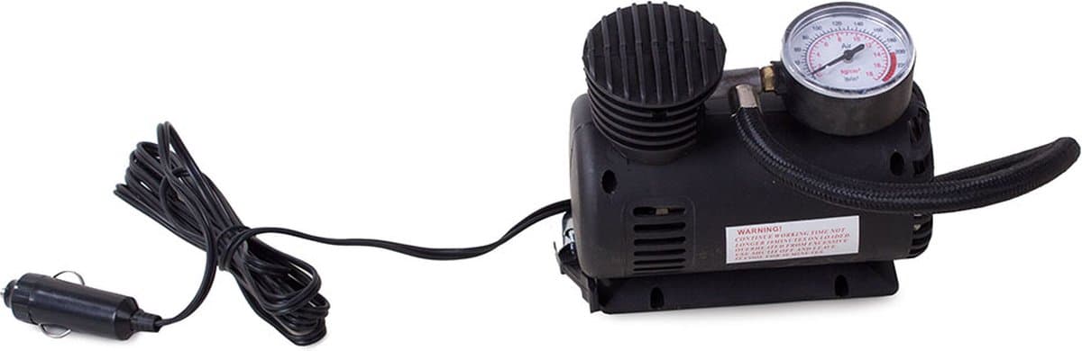 Mini Compressor / 12V Bandenpomp - Mini Autobanden Pomp luchtcompressor - Zwart thumbnail 3