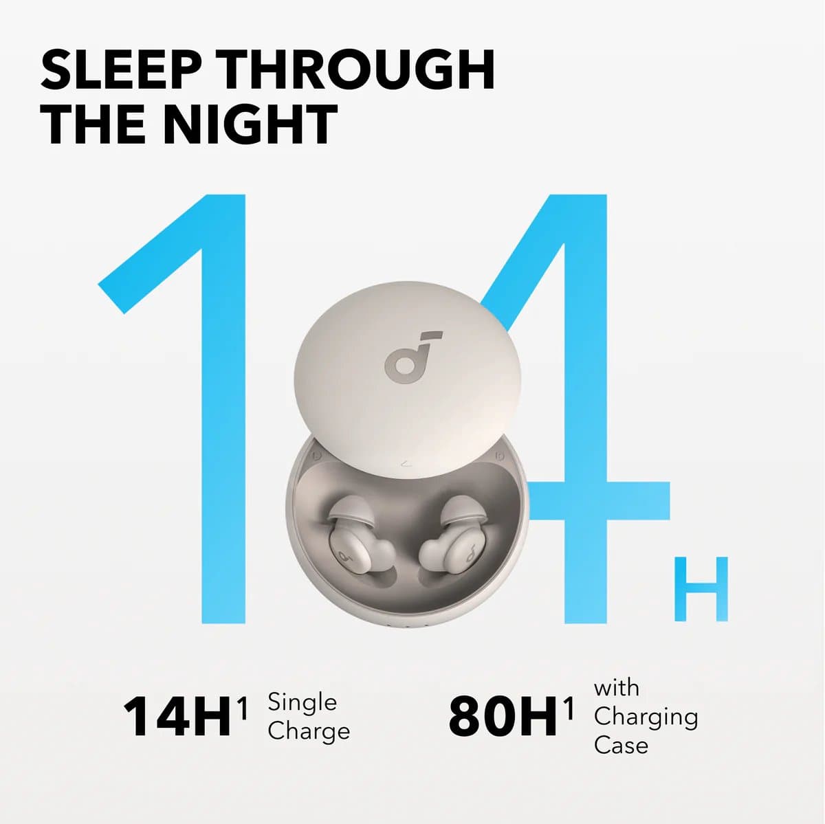 Anker soundcore Sleep A20 Draadloze Oordopjes met Slaapmonitoring - Beige thumbnail 5