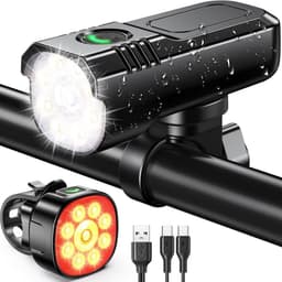 Productfoto van TM&DY Fietslampenset 1000 Lumen USB