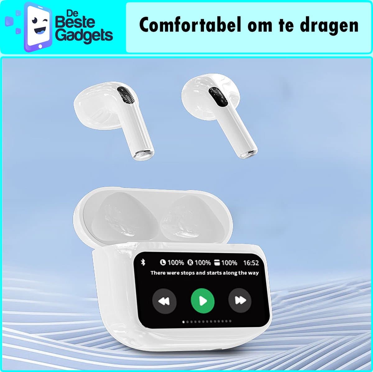 A11 Pro draadloze oordopjes met smart display en IPX4 thumbnail 3