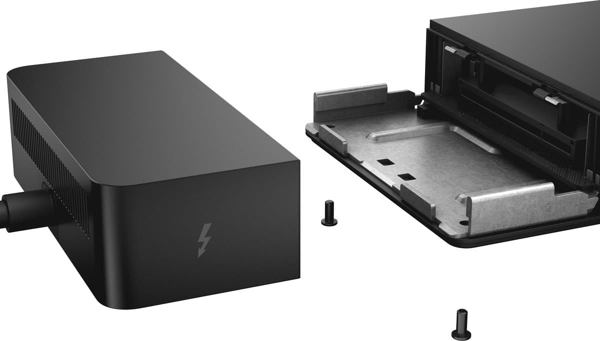 DELL WD19TB Bedraad Thunderbolt 3 Zwart thumbnail 5