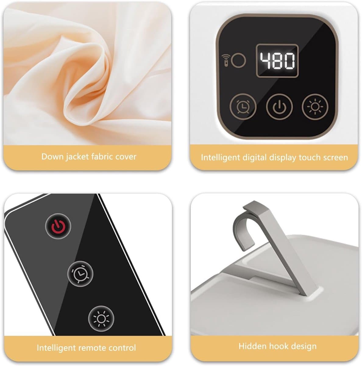 Mini Wasdroger met Warmtepomp - Draagbare Droger met UV-Sterilisatie, Afstandsbediening en 1-8 Uur Timer, Compact voor Reizen, Hotel, Camping en Thuisgebruik thumbnail 6