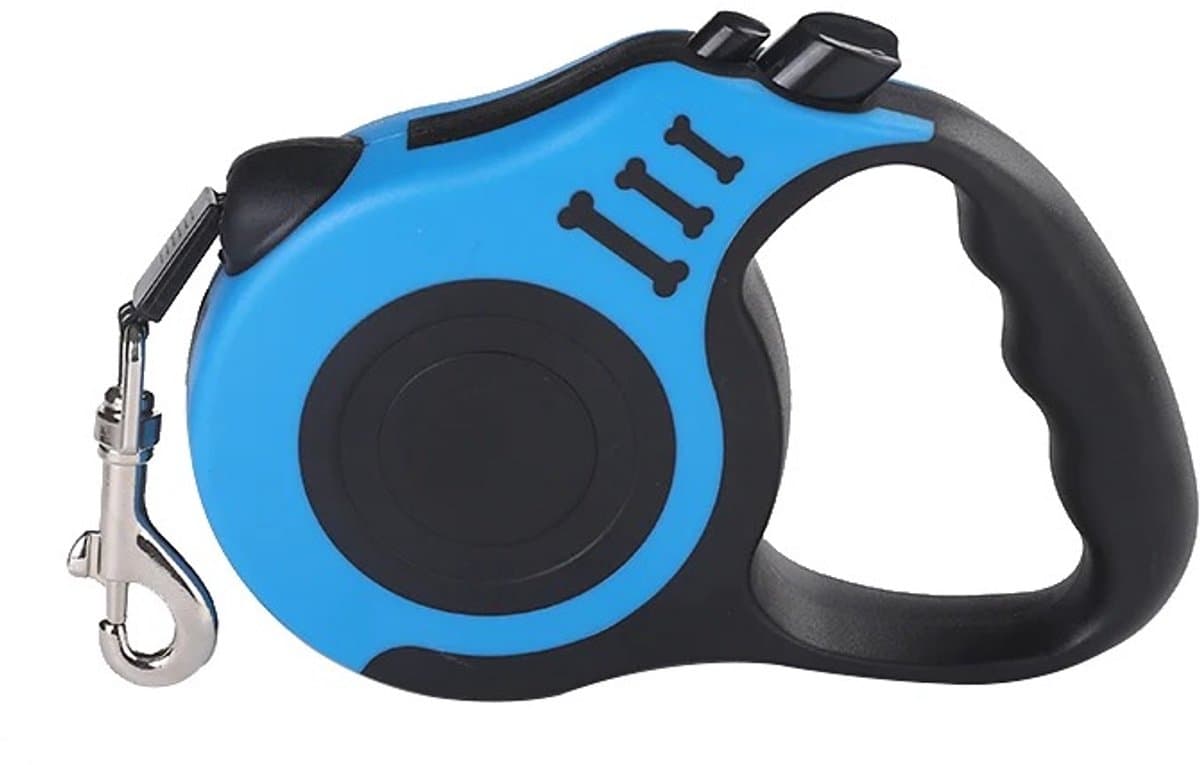 Pelor Intrekbare Hondenriem 3 Meter - Rollijn Hond - Uitschuifbare Hondenlijn - Puppyriem - Nylon Looplijn - Kleine Honden - Automatisch Oprolbaar