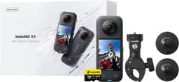 Productfoto van Insta360 X3 Motor Combo - 360°-camera met stuurmount