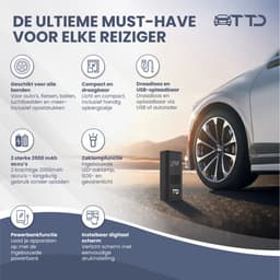 Productfoto van TTD - Draagbare Elektrische Bandenpomp