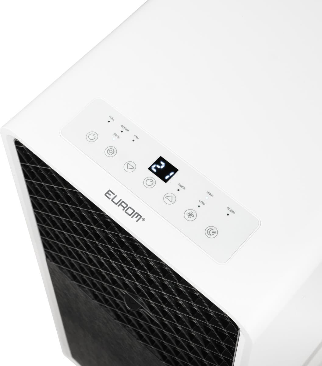 Eurom Compact 7.000 BTU mobiele airco - koelen, ventileren en ontvochtigen - afstandsbediening thumbnail 5