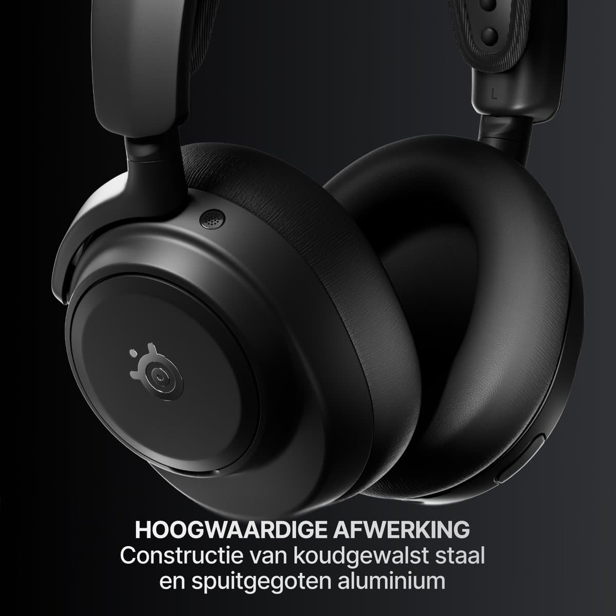 SteelSeries - Arctis Nova Pro Omni - Hi-Res Wireless Certified Gaming Headset - PC, PlayStation, Xbox & Switch - Zwart thumbnail 8