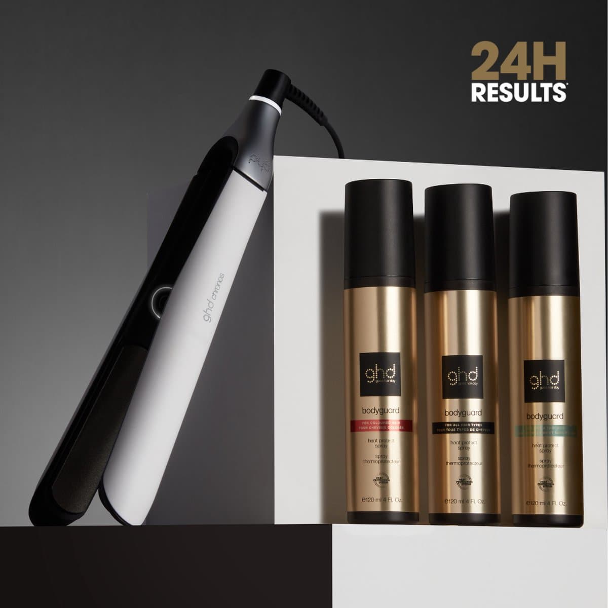 ghd – Chronos – Stijltang – HD Motion-Responsive Technologie – Keramische Coating – Inclusief Opbergkoker – Wit thumbnail 3