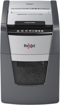 Productfoto van Rexel Optimum AutoFeed+ 100X Fluisterstille Papierversnipperaar