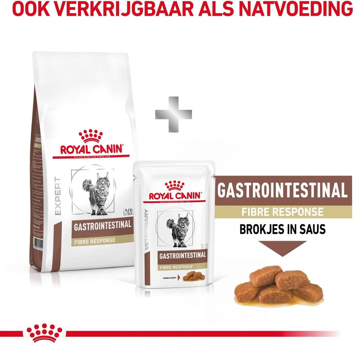 Royal Canin VHN Serie - Droogvoer Kat - Gastro Fibre Response - 4 kg thumbnail 2
