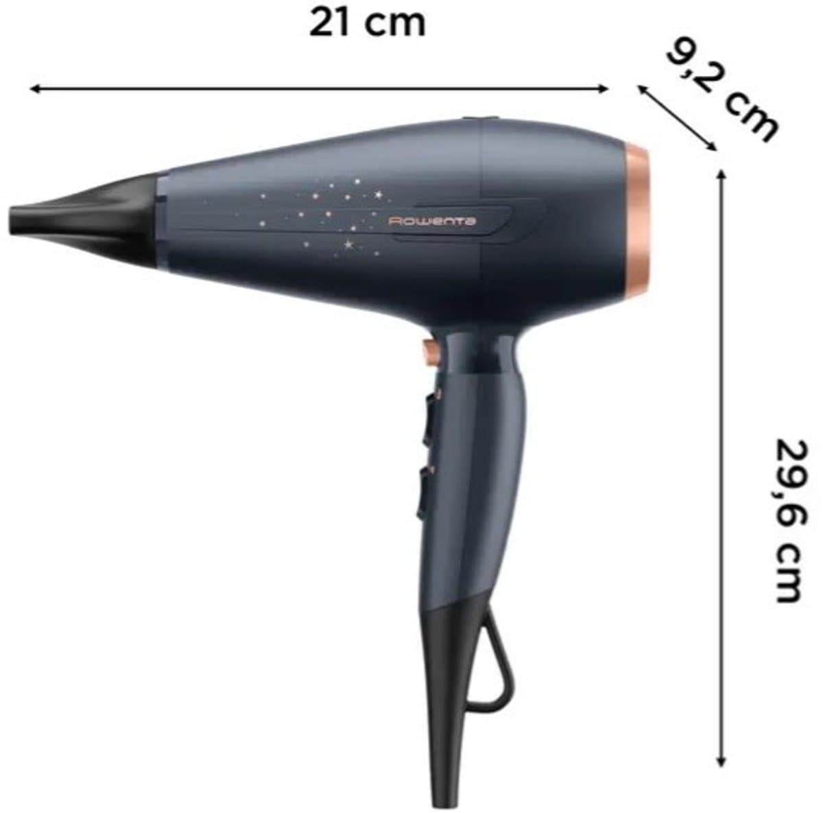 Rowenta CV7231F0 Pro Power+ Stellar Collection – Professionele haardroger 2200 W met ionentechnologie, 3 warmtestanden + 2 snelheden + koude lucht + concentrator nozzles thumbnail 2