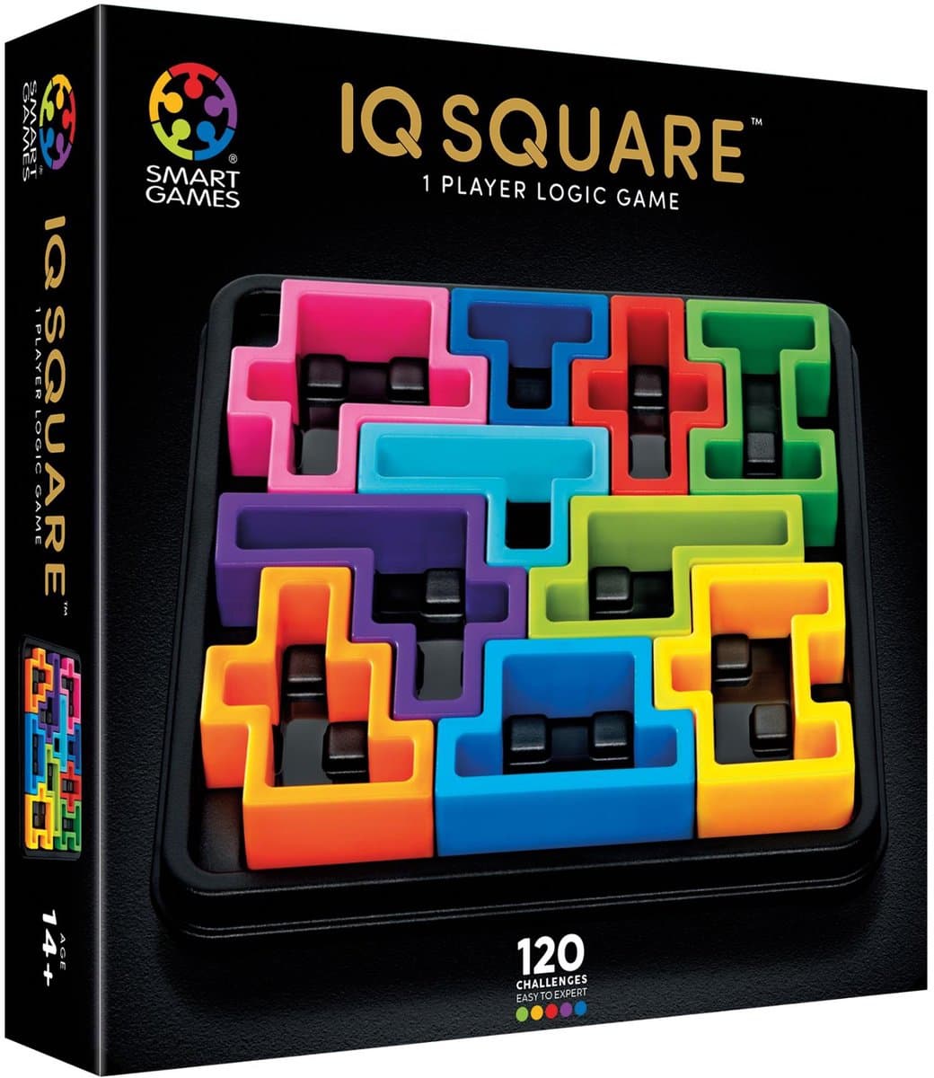 SmartGames IQ Deluxe Square: 120 puzzels in luxe cadeauverpakking thumbnail 7