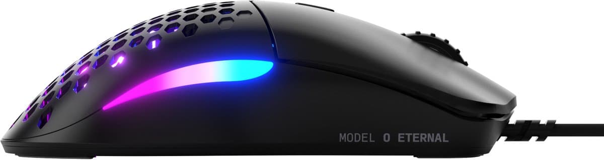 Glorious Gaming Model O Eternal - Bedrade Gaming Muis - 12K DPI - Ultralicht 55 g - Optisch - RGB - Zwart thumbnail 5