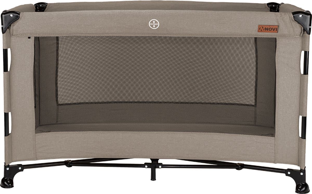 Novi Baby Nora Luxe Campingbed - Hazel/Zwart - reisbed - Inclusief transporttas - Inclusief verschoonblad -Inclusief bodemverhoger thumbnail 4