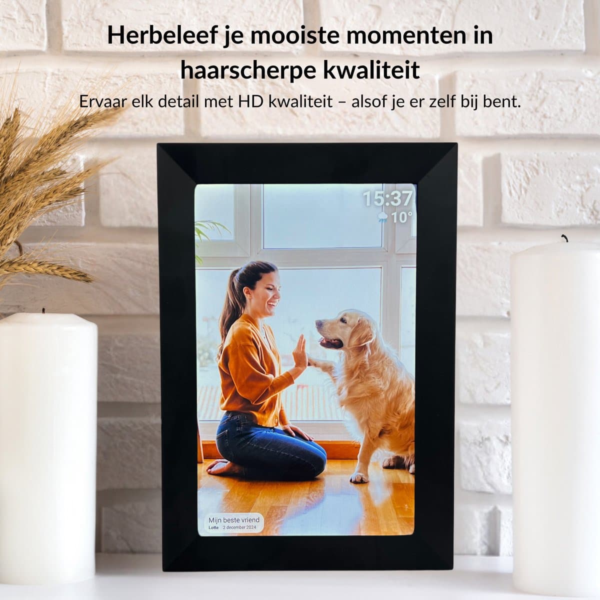 UMBRION Digitale Fotolijst - Draadloos - HD - Frameo - 10.1" - 32GB thumbnail 5