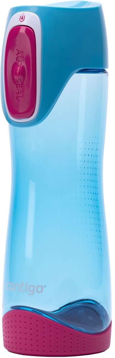 Contigo Swish Autoseal drinkfles kinderen, waterfles vrij van schadelijke stoffen & BPA, 100% lekvrij, vaatwasserbestendig, ideaal voor kinderdagverblijf, kleuterschool, school en sport, 500ml | Sky Blue thumbnail 5