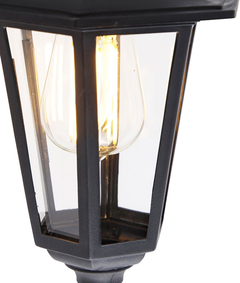 QAZQA new haven - Klassieke Wandlamp voor buiten - 1 lichts - D 212 mm - Zwart - Buitenverlichting thumbnail 8