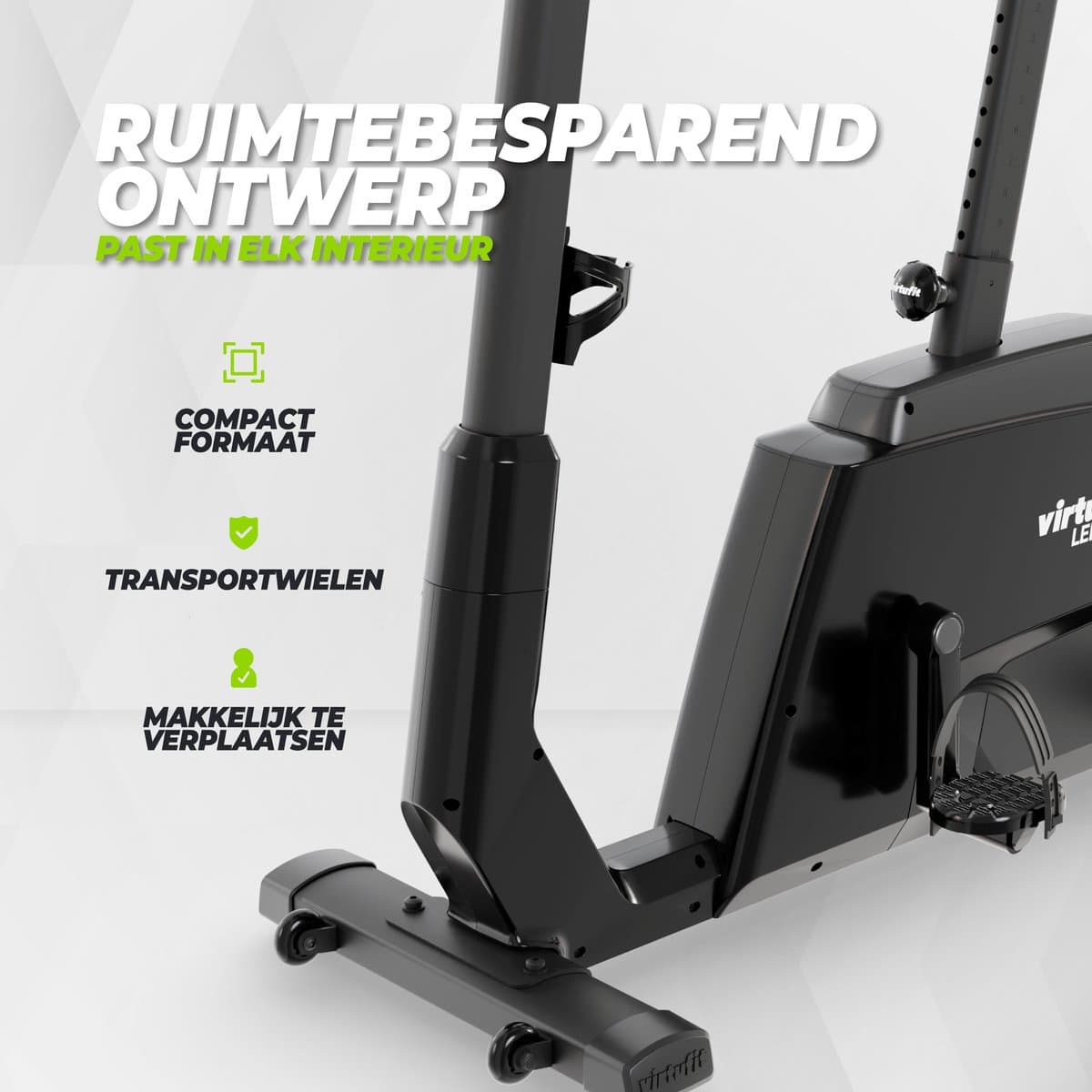 VirtuFit Low Entry Bike 200i - Hometrainer met lage instap - 32 weerstandsniveaus - 24 programma’s - Bluetooth en hartslagfunctie - Kinomap en Zwift compatibel - Comfortabele indoor bike (LEB 1.2i) thumbnail 6
