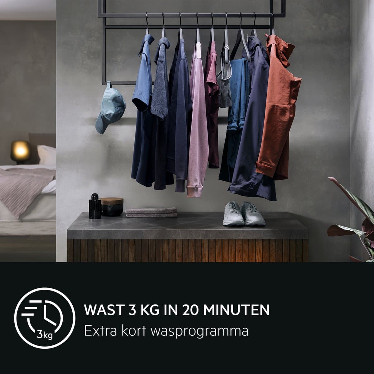 AEG LR85864 EcoLine 8000 – 8kg wasmachine 1600t 20% zuiniger thumbnail 3