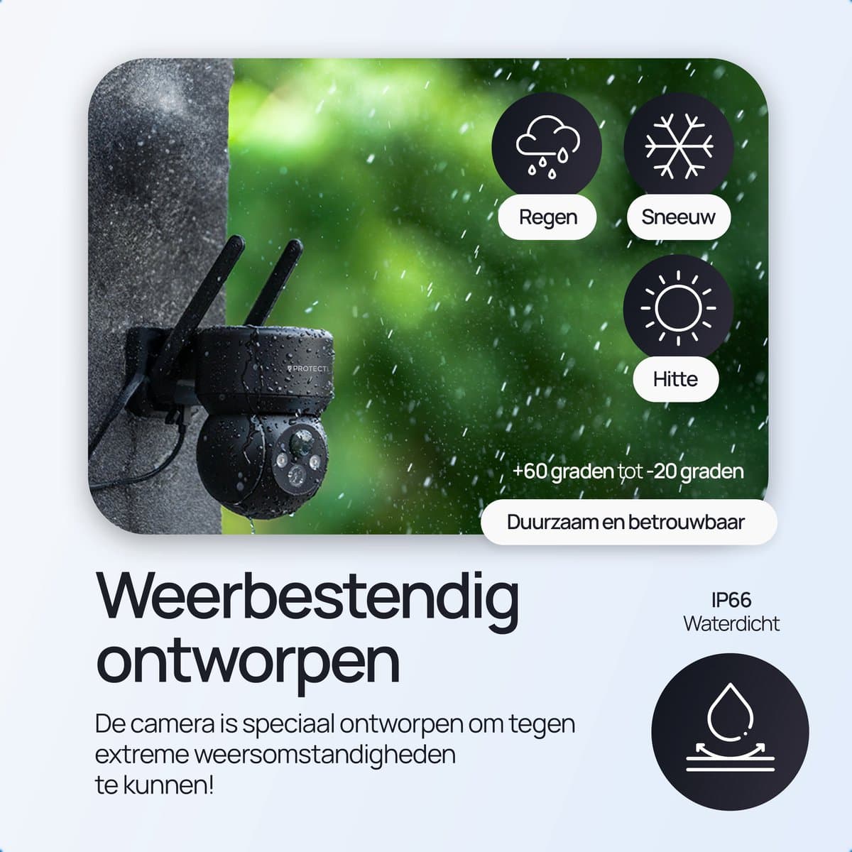 Protectly 2K Draadloze Beveiligingscamera Buiten met 64GB SD thumbnail 7