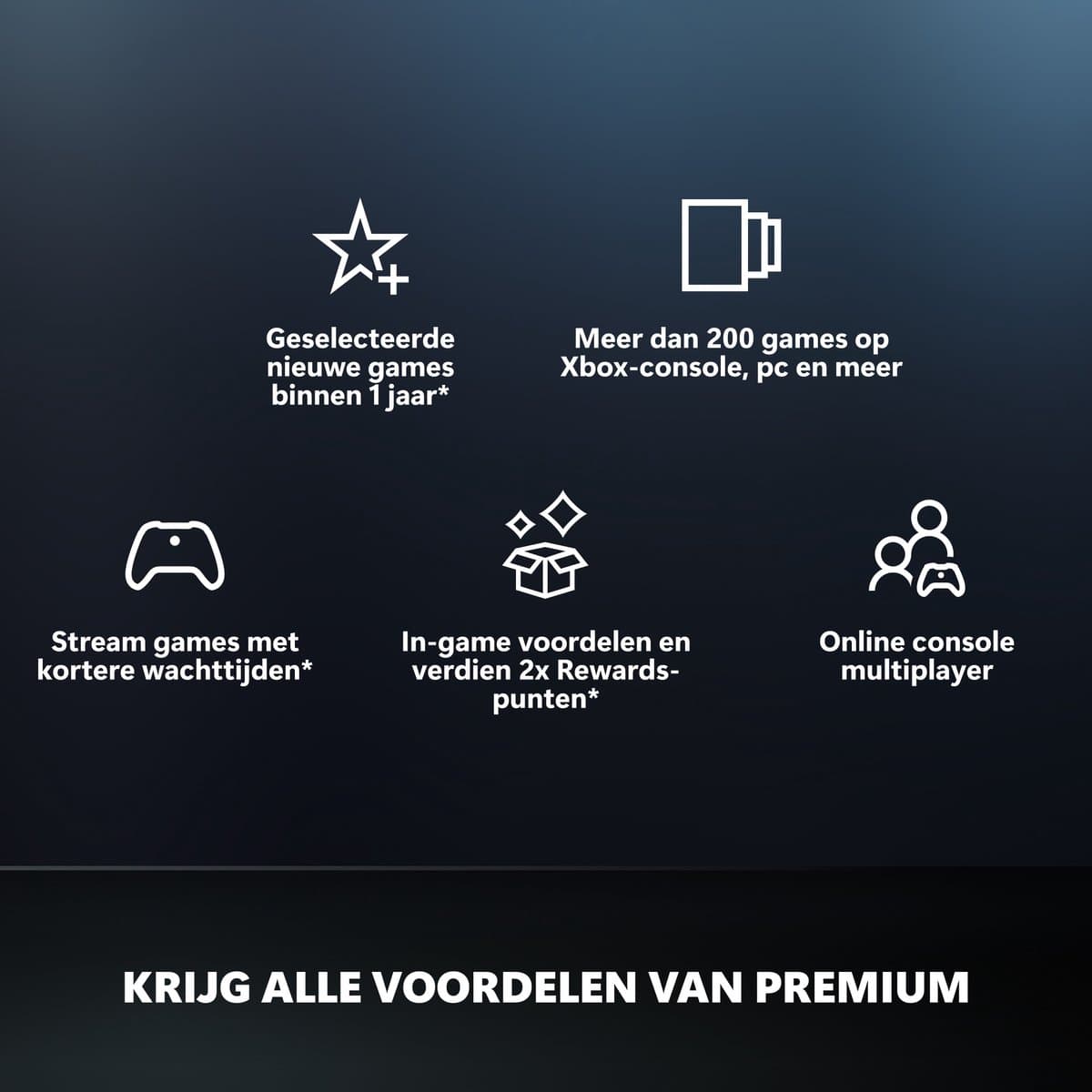 Xbox Game Pass Premium 1 maand – 200+ games, cloud & console thumbnail 2