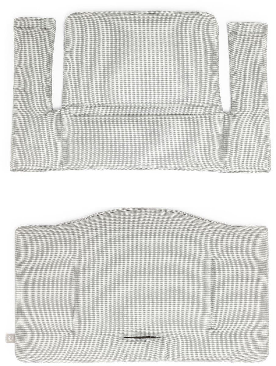 Stokke Tripp Trapp bundel Cashmere Grey | Babyset Cashmere Grey | Newborn Vanilla White/ Beige | Tray Vanilla White | Kussenset Beige thumbnail 3