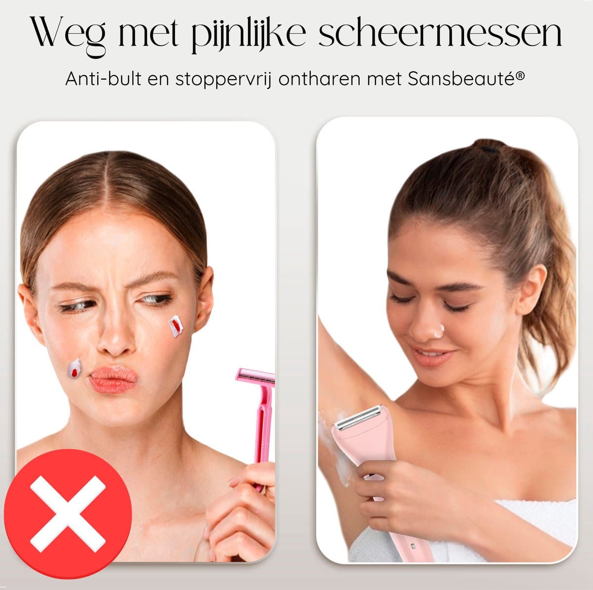 Ladyshave Gezicht - Oksels - Benen - Bikinilijn - Scheerapparaat Vrouw - Ontharingsapparaat Electrisch Ontharen - Gezichtsontharing Dames - Trimmer Vrouw - Ladyshaves Bikini - USB Oplaadbaar thumbnail 2